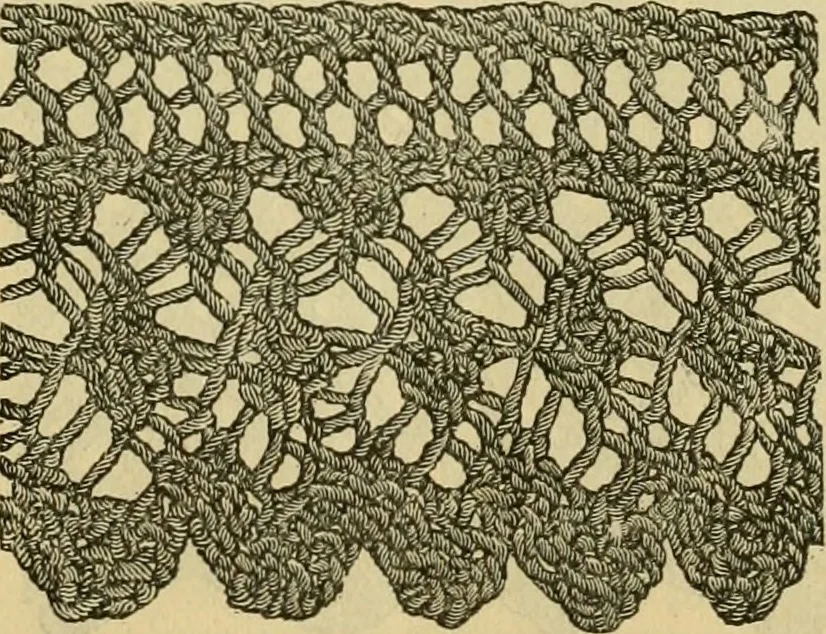 An illustration from How to use Florence knitting silk, 1883, leaf 14