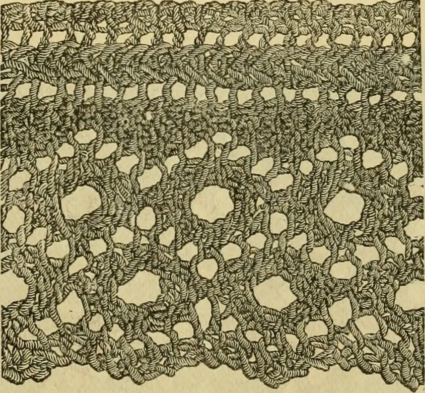 An illustration from How to use Florence knitting silk, 1883, leaf 16