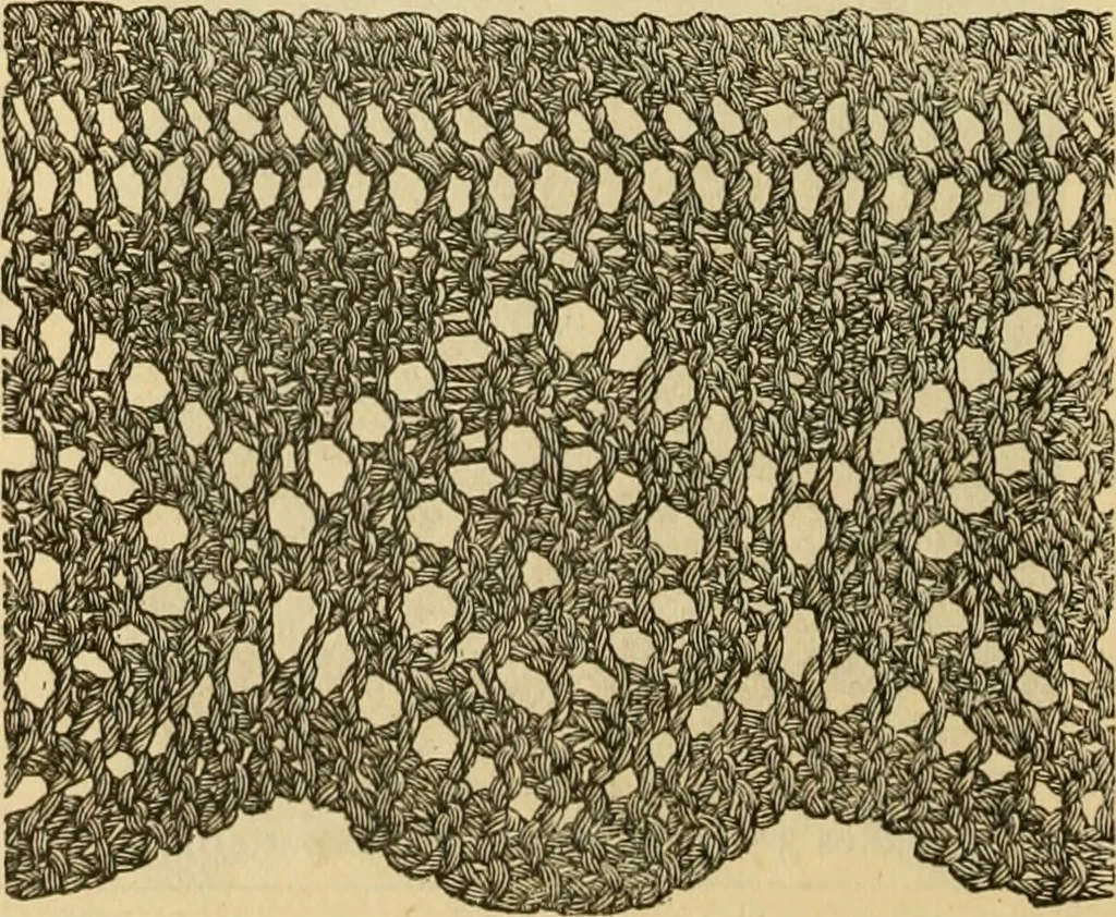 An illustration from How to use Florence knitting silk, 1883, leaf 17