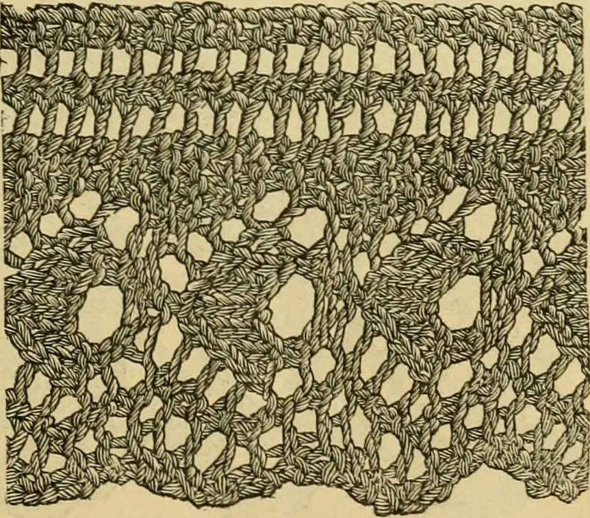 An illustration from How to use Florence knitting silk, 1883, leaf 18