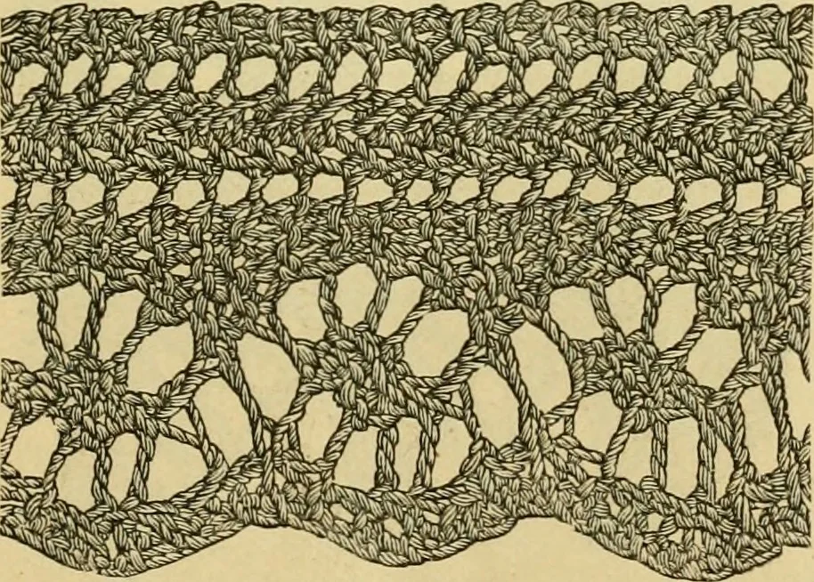 An illustration from How to use Florence knitting silk, 1883, leaf 20