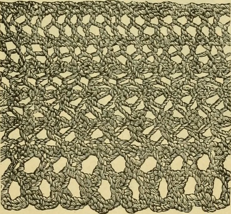 An illustration from How to use Florence knitting silk, 1883, leaf 22