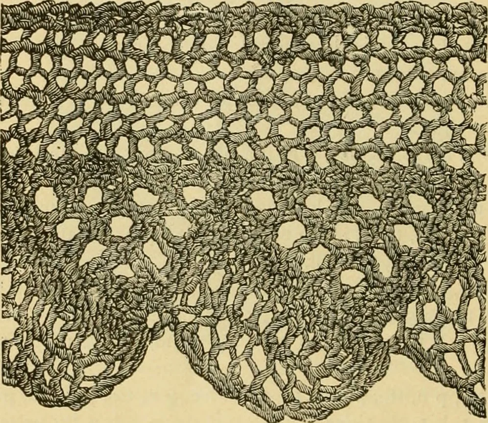 An illustration from How to use Florence knitting silk, 1883, leaf 25