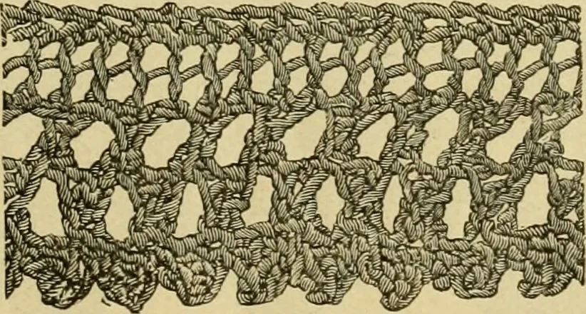 An illustration from How to use Florence knitting silk, 1883, leaf 28