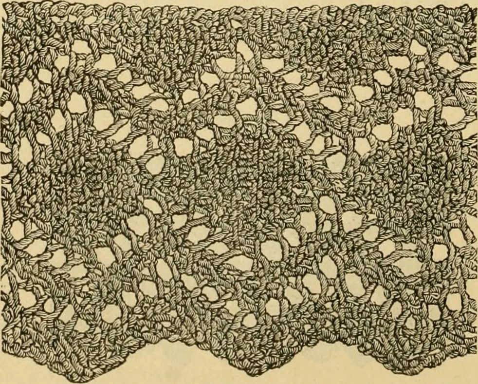 An illustration from How to use Florence knitting silk, 1883, leaf 29