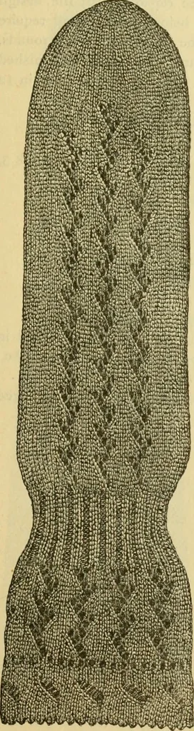 An illustration from How to use Florence knitting silk, 1883, leaf 40