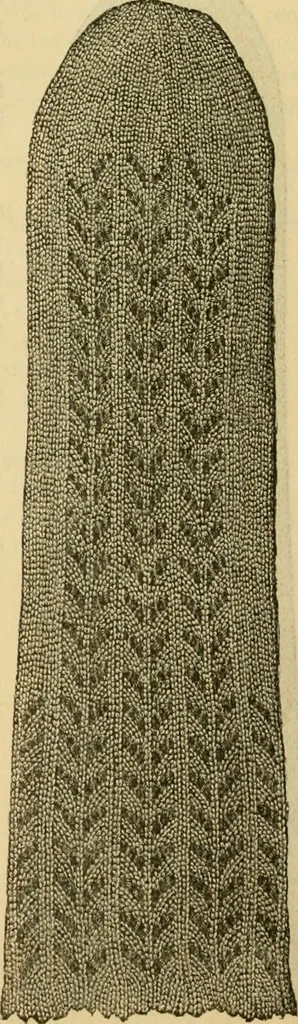 An illustration from How to use Florence knitting silk, 1883, leaf 43