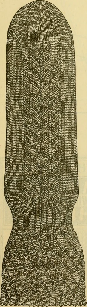 An illustration from How to use Florence knitting silk, 1883, leaf 44