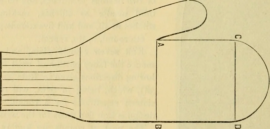 An illustration from How to use Florence knitting silk, 1883, leaf 45