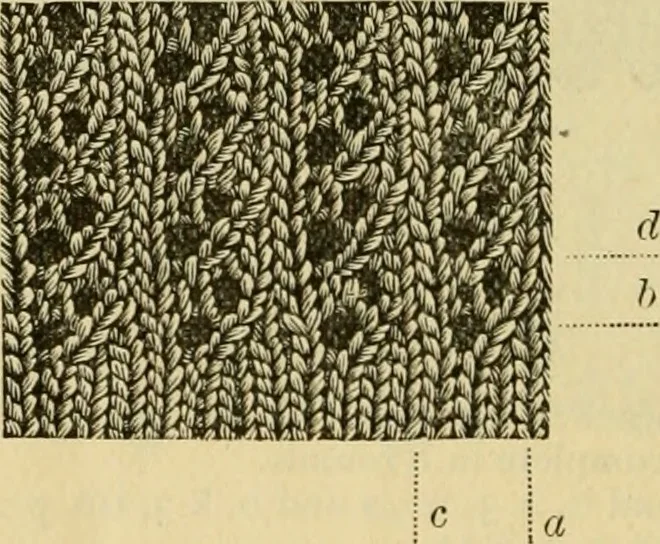 An illustration from How to use Florence knitting silk, 1883, leaf 55