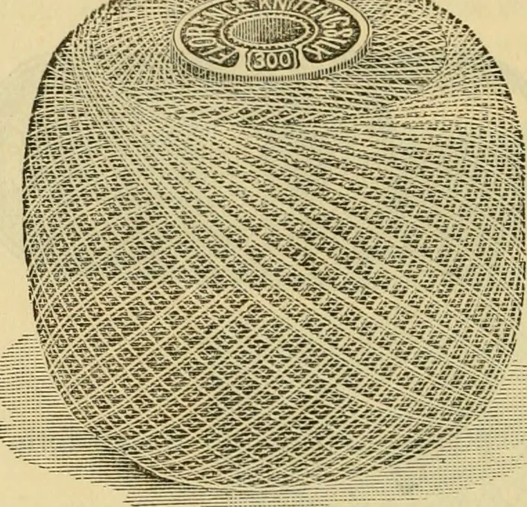 An illustration from How to use Florence knitting silk, 1883, leaf 63