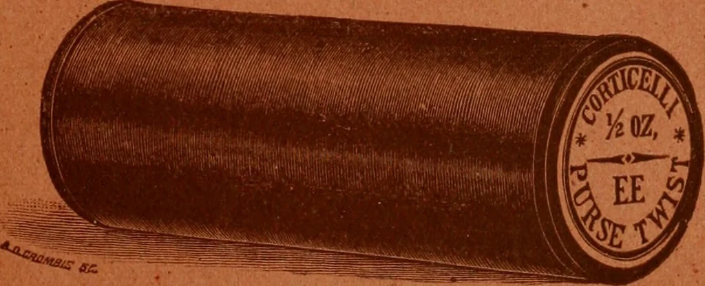 An illustration from How to use Florence knitting silk, 1883, leaf 66
