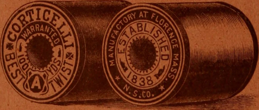 An illustration from How to use Florence knitting silk, 1883, leaf 67