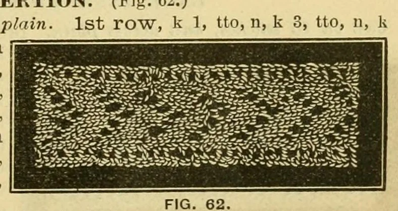 An illustration from How to use Florence knitting silk .., 1885, leaf 55