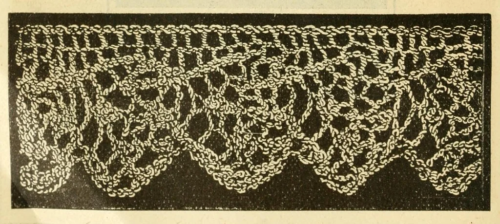 An illustration from How to use Florence knitting silk, 1880, leaf 18