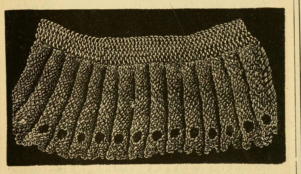 An illustration from How to use Florence knitting silk, 1880, leaf 23