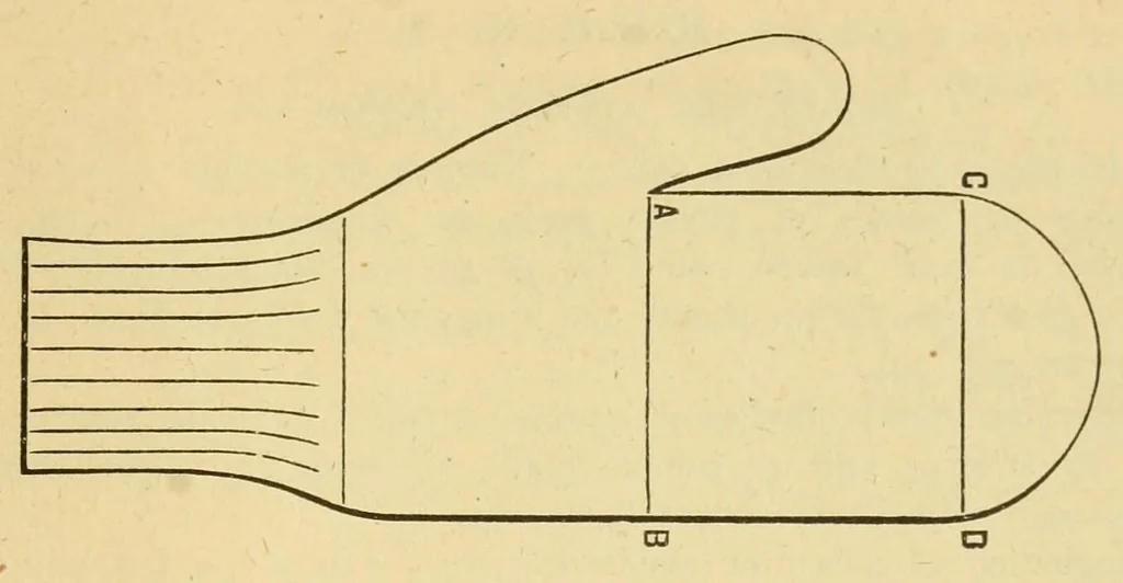 An illustration from How to use Florence knitting silk, 1880, leaf 33