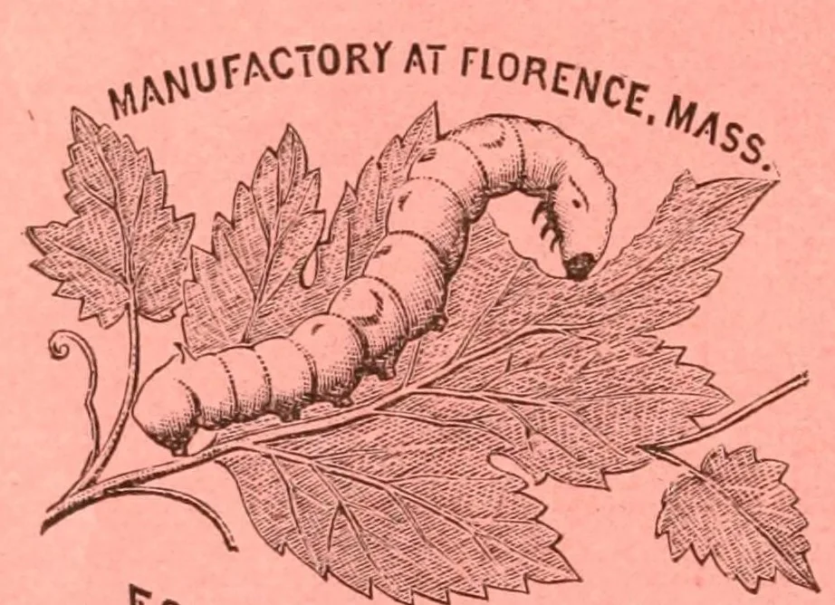An illustration from How to use Florence knitting silk, 1880, leaf 4