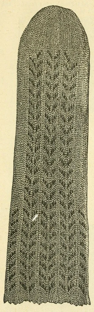 An illustration from How to use Florence knitting silk .., 1886, leaf 18