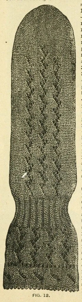 An illustration from How to use Florence knitting silk .., 1886, leaf 22