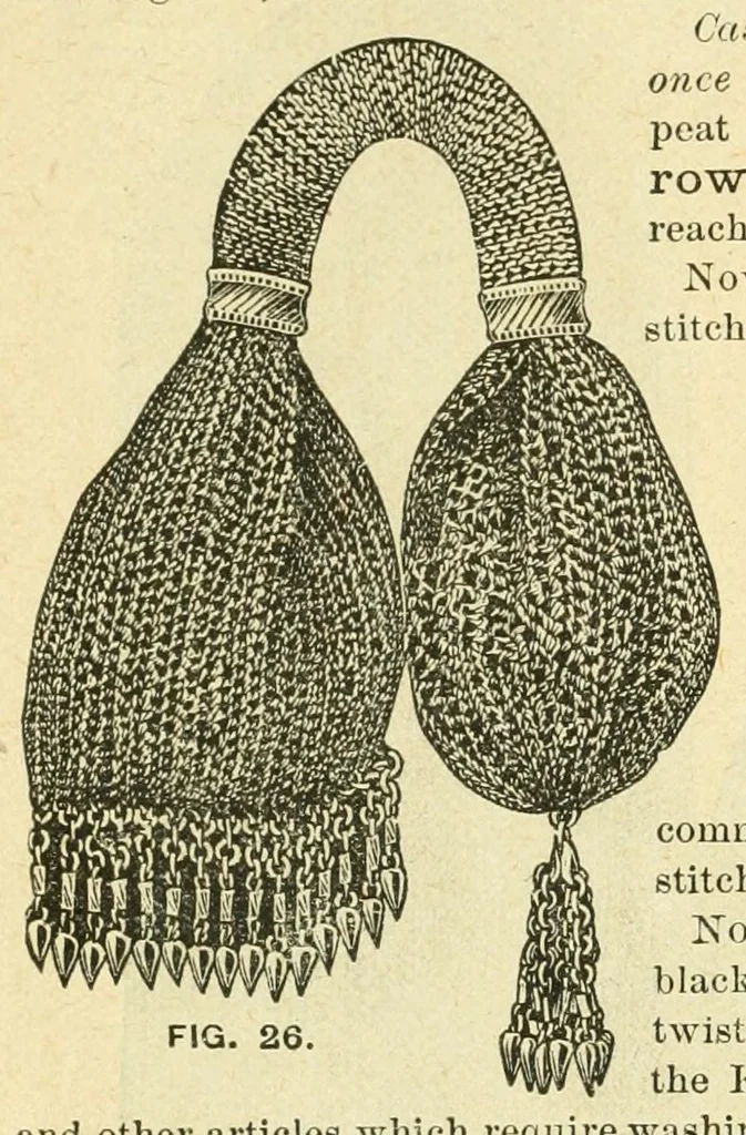 An illustration from How to use Florence knitting silk .., 1886, leaf 38