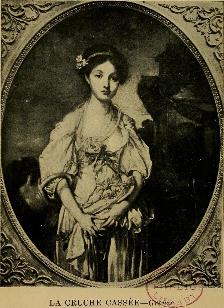 An illustration from How to visit the great picture galleries, 1911, leaf 129