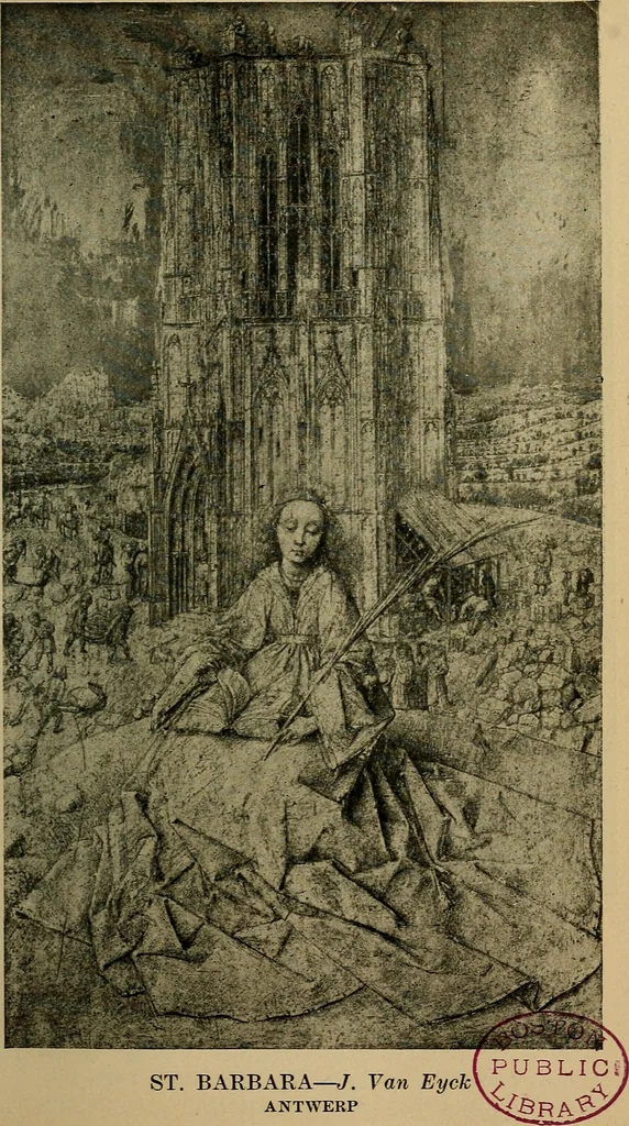 An illustration from How to visit the great picture galleries, 1911, leaf 160