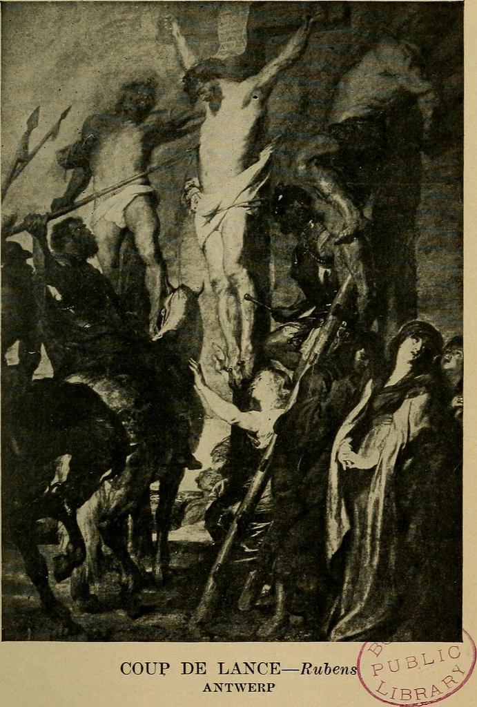 An illustration from How to visit the great picture galleries, 1911, leaf 166