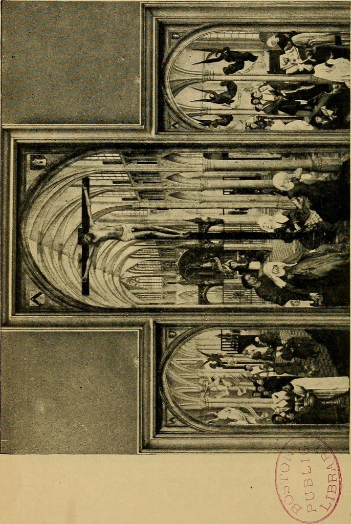 An illustration from How to visit the great picture galleries, 1911, leaf 167