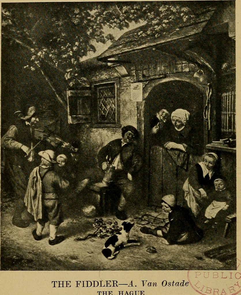 An illustration from How to visit the great picture galleries, 1911, leaf 175