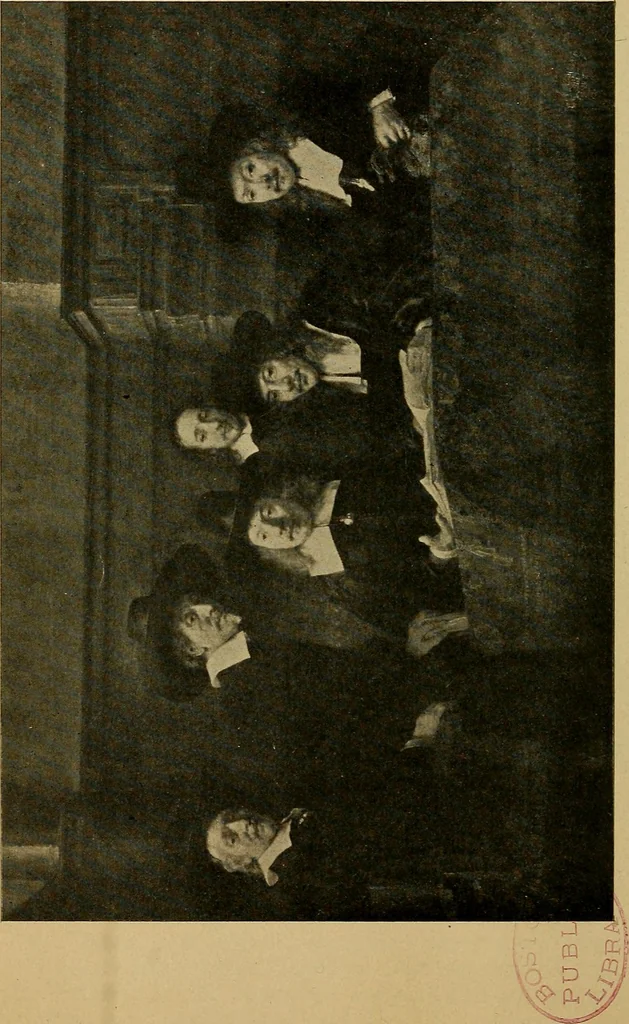 An illustration from How to visit the great picture galleries, 1911, leaf 191