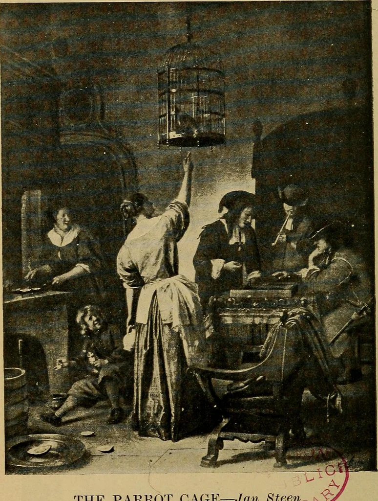 An illustration from How to visit the great picture galleries, 1911, leaf 225