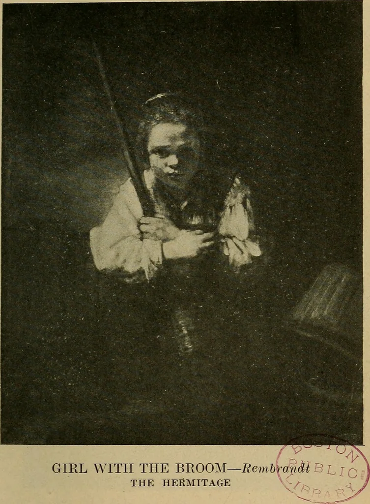 An illustration from How to visit the great picture galleries, 1911, leaf 256