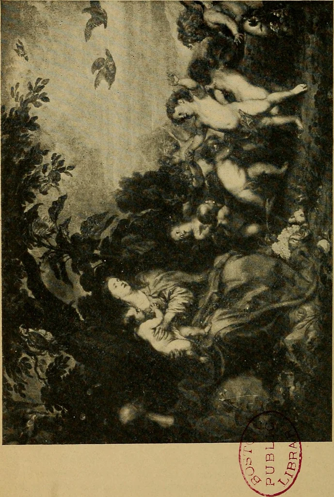 An illustration from How to visit the great picture galleries, 1911, leaf 257