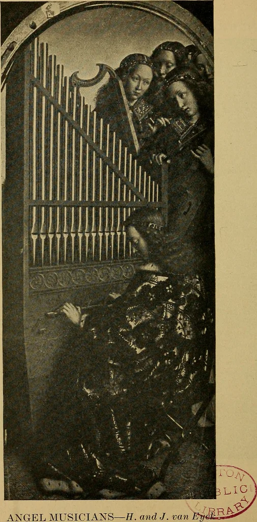 An illustration from How to visit the great picture galleries, 1911, leaf 271