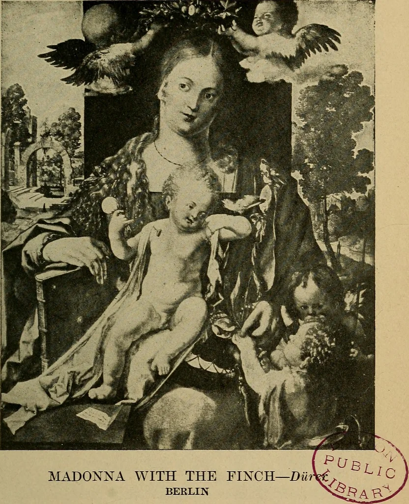 An illustration from How to visit the great picture galleries, 1911, leaf 302