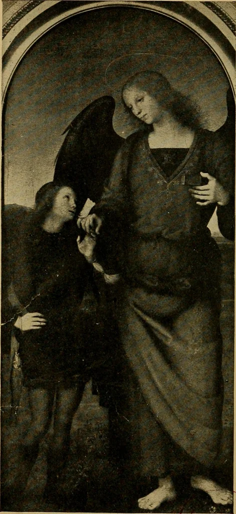 An illustration from How to visit the great picture galleries, 1911, leaf 31