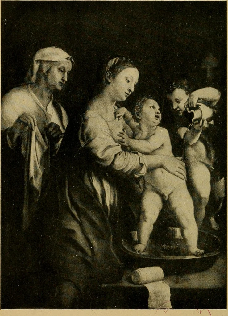 An illustration from How to visit the great picture galleries, 1911, leaf 313