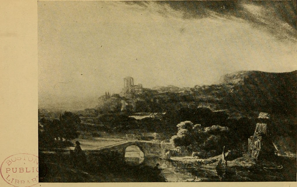 An illustration from How to visit the great picture galleries, 1911, leaf 353