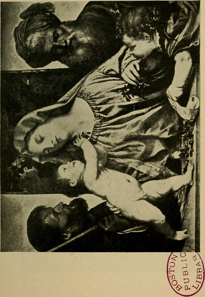 An illustration from How to visit the great picture galleries, 1911, leaf 404