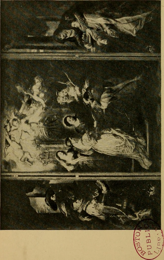 An illustration from How to visit the great picture galleries, 1911, leaf 405