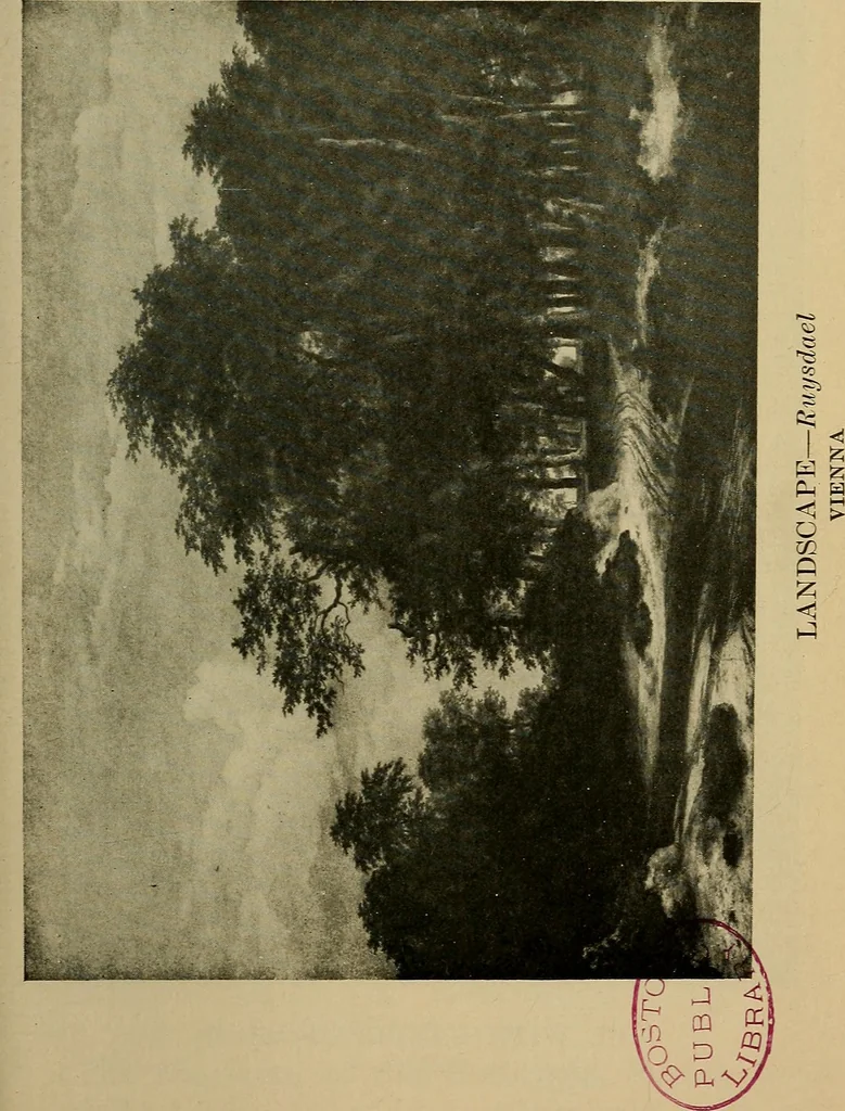 An illustration from How to visit the great picture galleries, 1911, leaf 416
