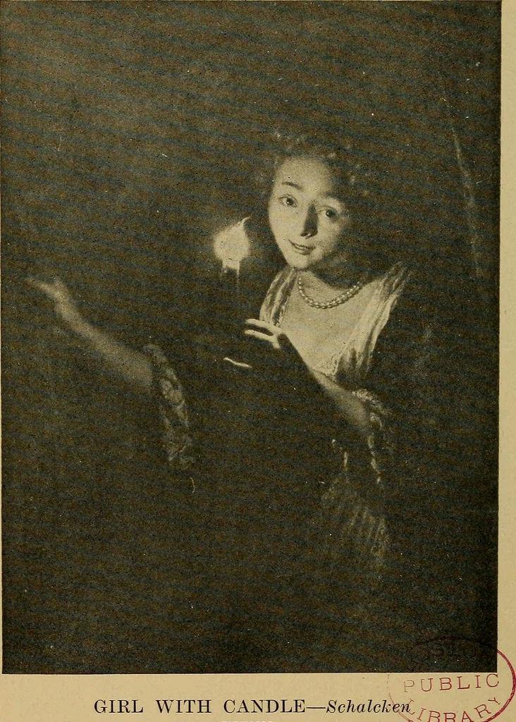An illustration from How to visit the great picture galleries, 1911, leaf 417