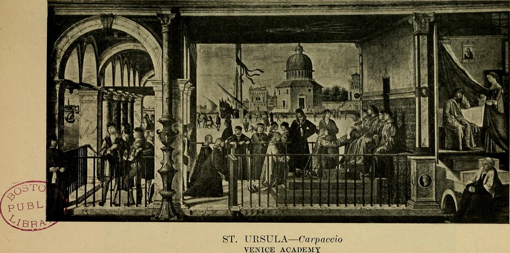 An illustration from How to visit the great picture galleries, 1911, leaf 438