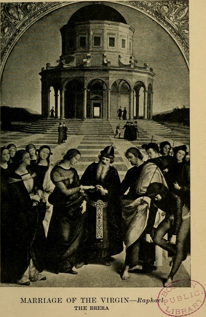 An illustration from How to visit the great picture galleries, 1911, leaf 448
