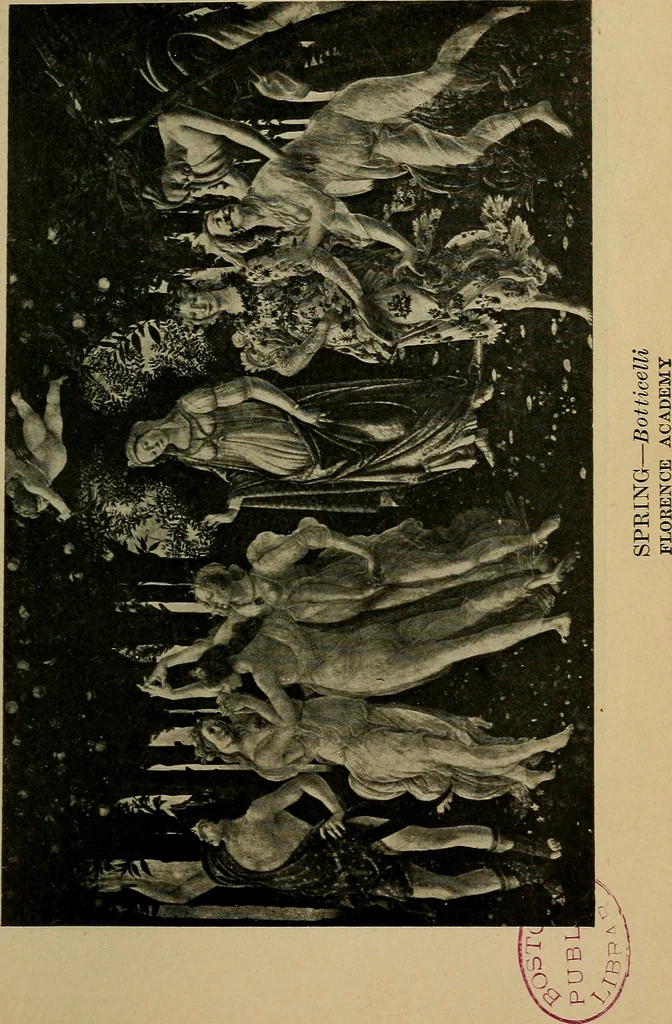 An illustration from How to visit the great picture galleries, 1911, leaf 458
