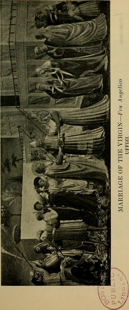 An illustration from How to visit the great picture galleries, 1911, leaf 492