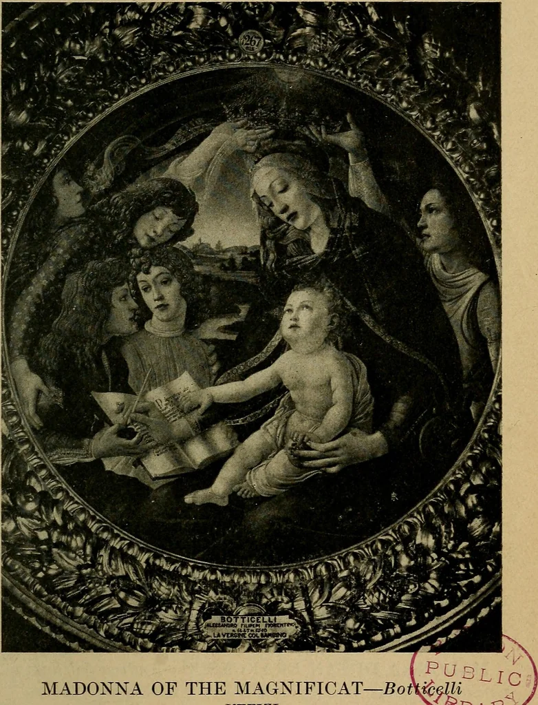 An illustration from How to visit the great picture galleries, 1911, leaf 504
