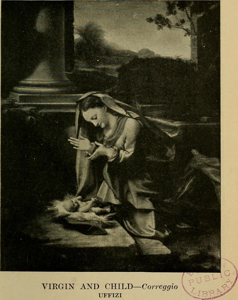 An illustration from How to visit the great picture galleries, 1911, leaf 516