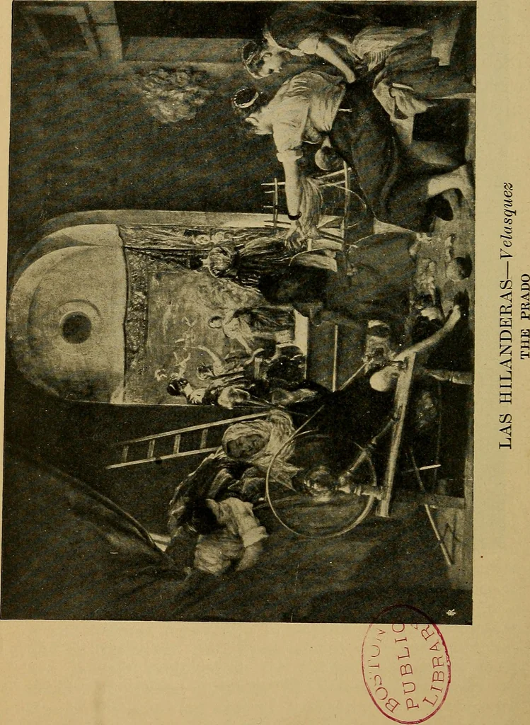 An illustration from How to visit the great picture galleries, 1911, leaf 545